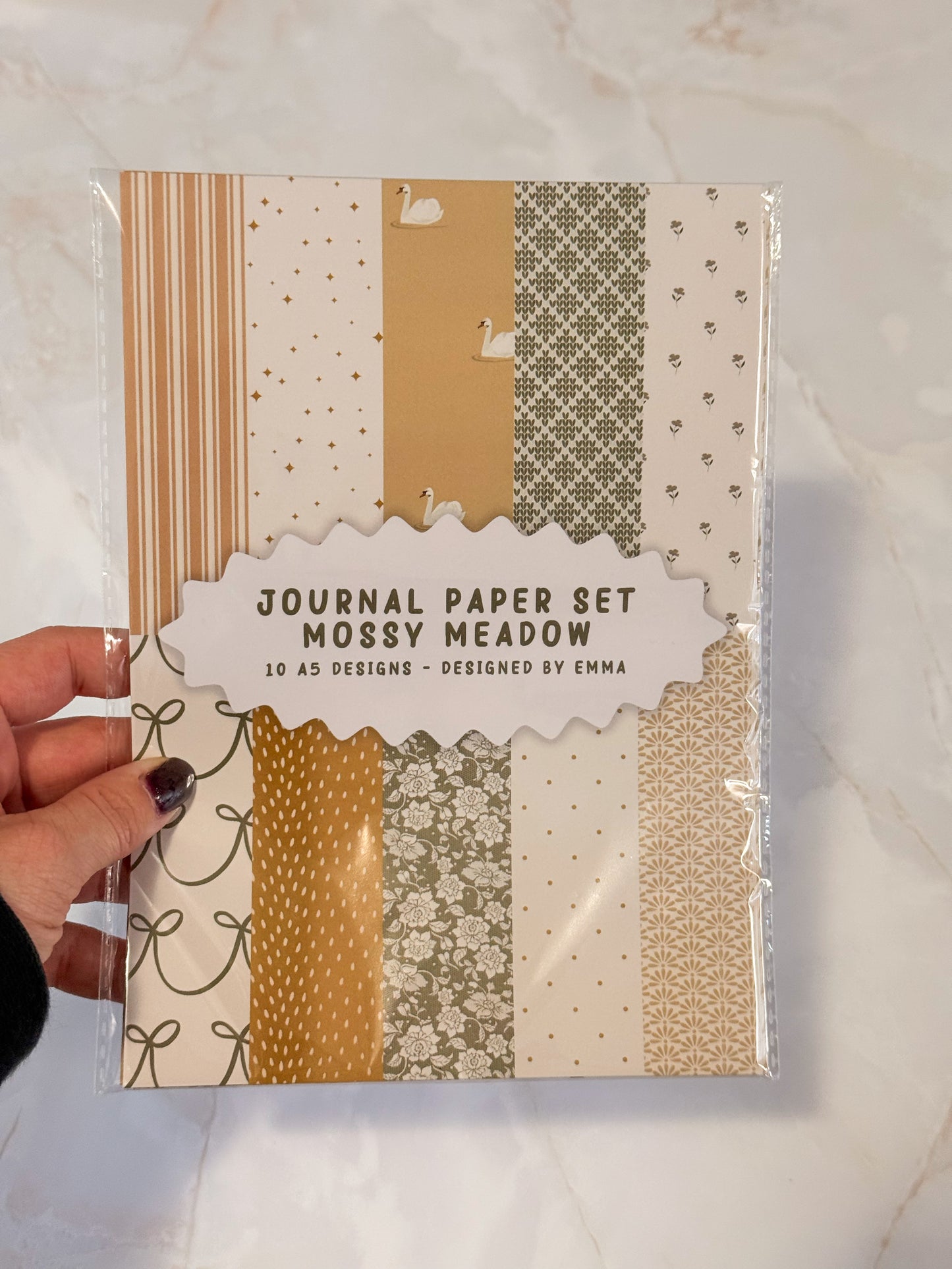 Journal Paper Set β Mossy Meadow