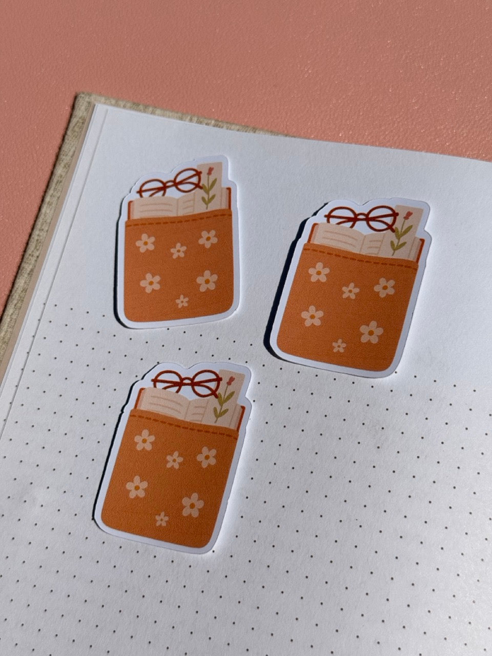 Sticker Floral Booksleeve