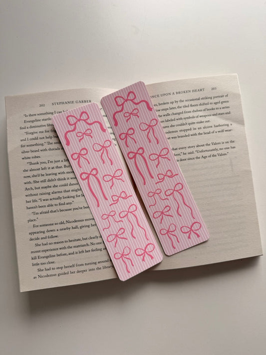Boekenlegger Pink Bows