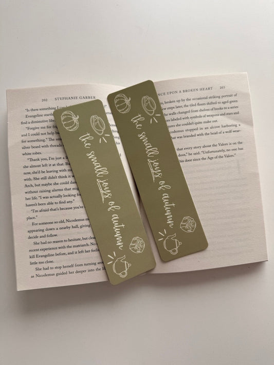 Boekenlegger Small Joys of Autumn