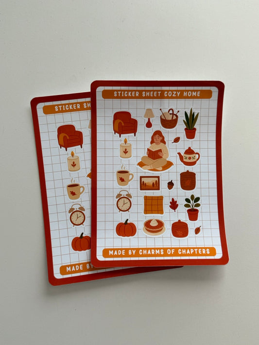 Sticker Sheet Cozy Home
