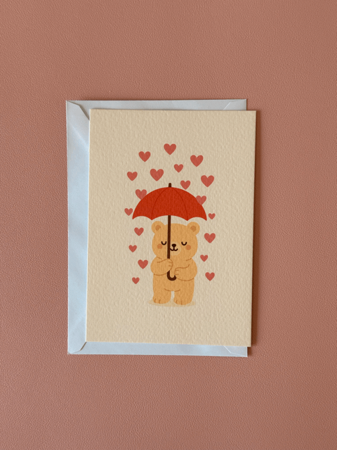 Wenskaart Showered with Love Charms Of Chapters