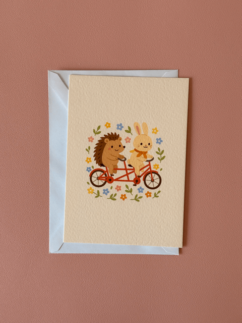 Wenskaart Tandem Adventure Charms Of Chapters