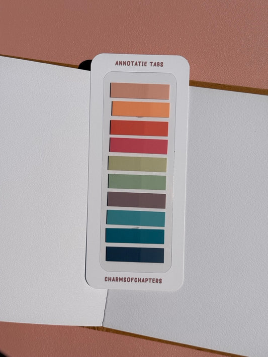 Sticky book tabs Vibrant Visions voor boeken annoteren en passages markeren