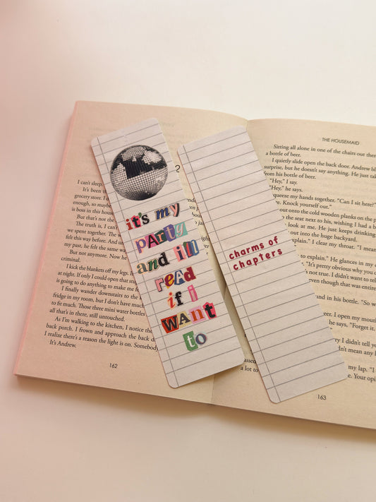 Productfoto van boekenlegger It's My Party