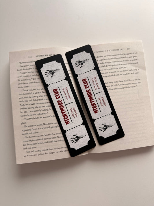 Productfoto van boekenlegger Nightmare Club