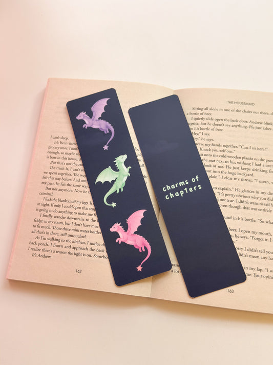 Productfoto van boekenlegger Pastel Dragons