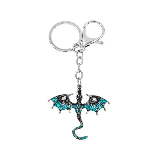 Draken Sleutelhanger – Turquoise Dragon