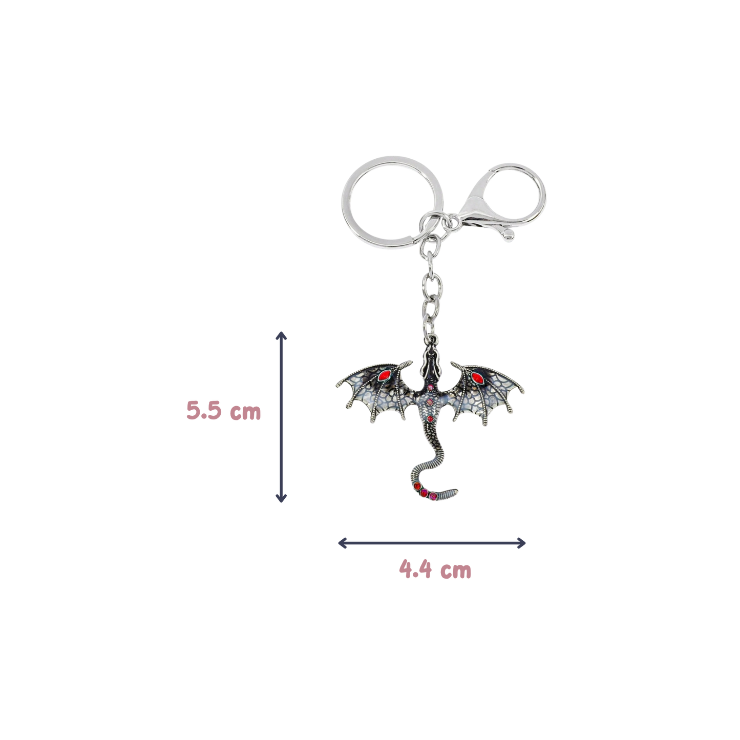 Draken Sleutelhanger – Black Dragon