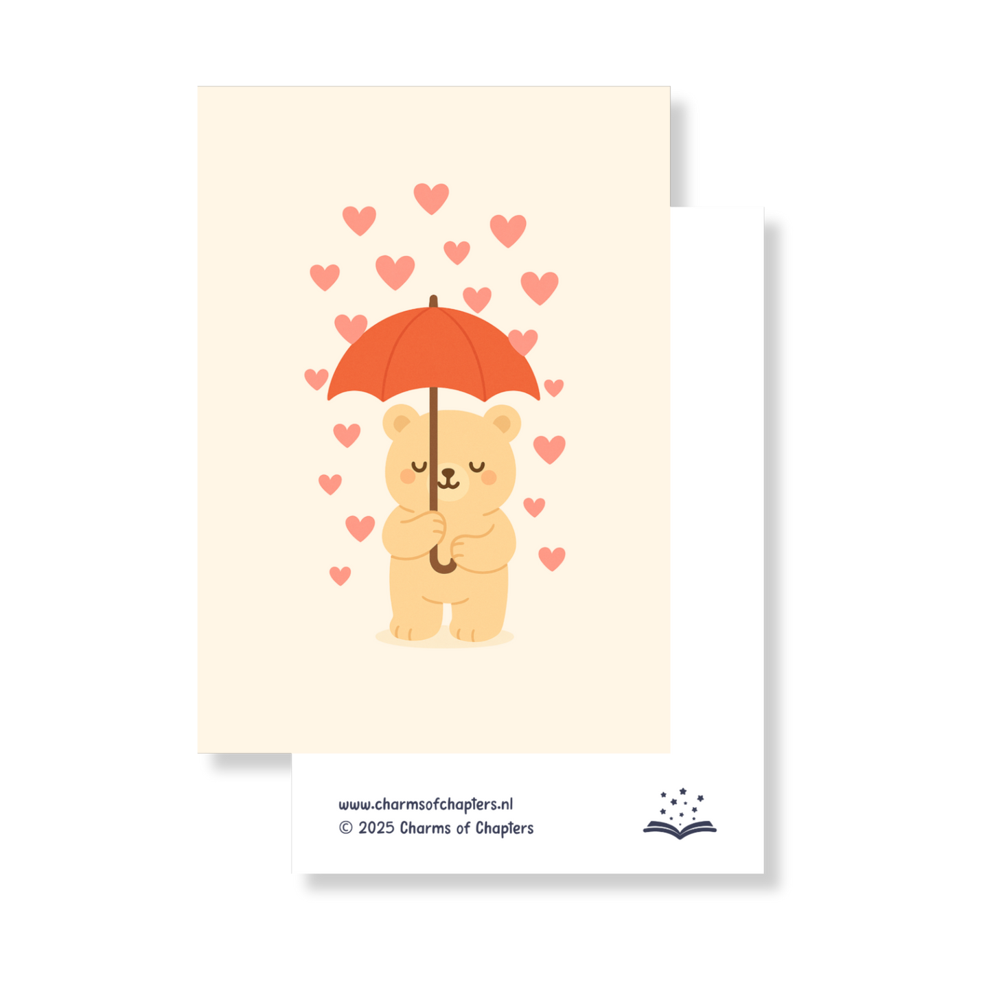 Wenskaart Showered with Love