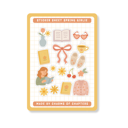 Sticker Sheet Spring Girlie