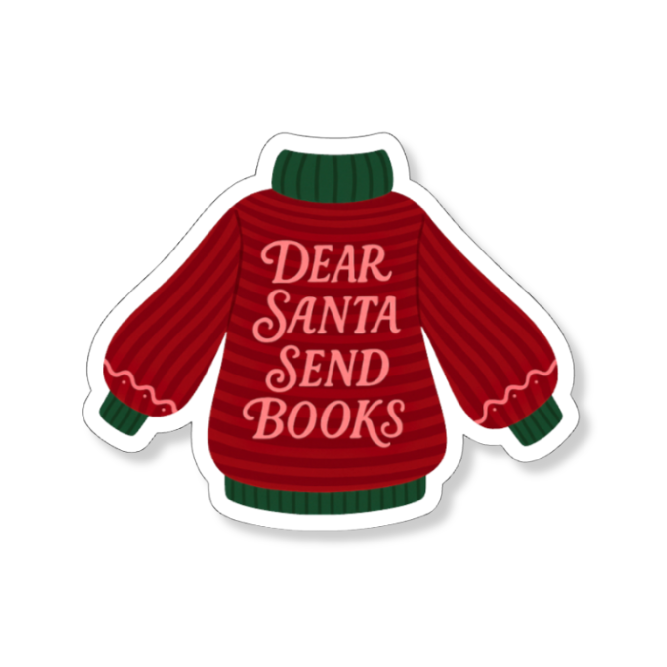 Sticker Dear Santa Send Books