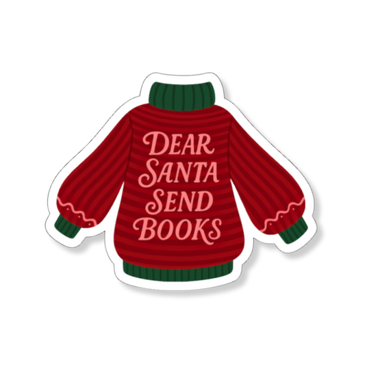 Sticker Dear Santa Send Books
