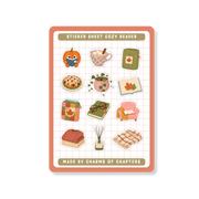 Sticker Sheet Cozy Reader
