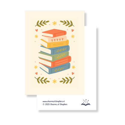 Wenskaart Stack of Stories