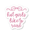 Sticker Hot Girls Like To Read