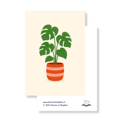 Wenskaart Monstera