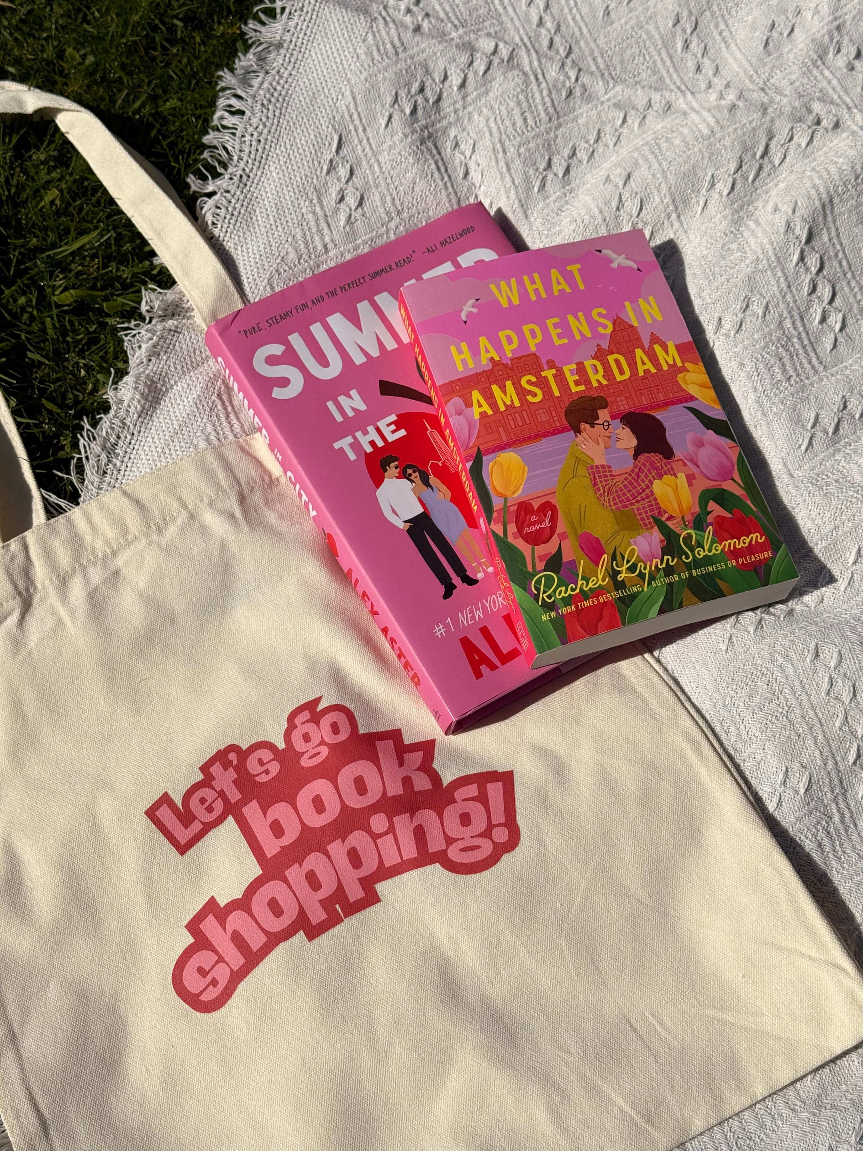 Totebag Let’s Go Book Shopping