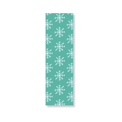 Boekenlegger Mint Snowflakes