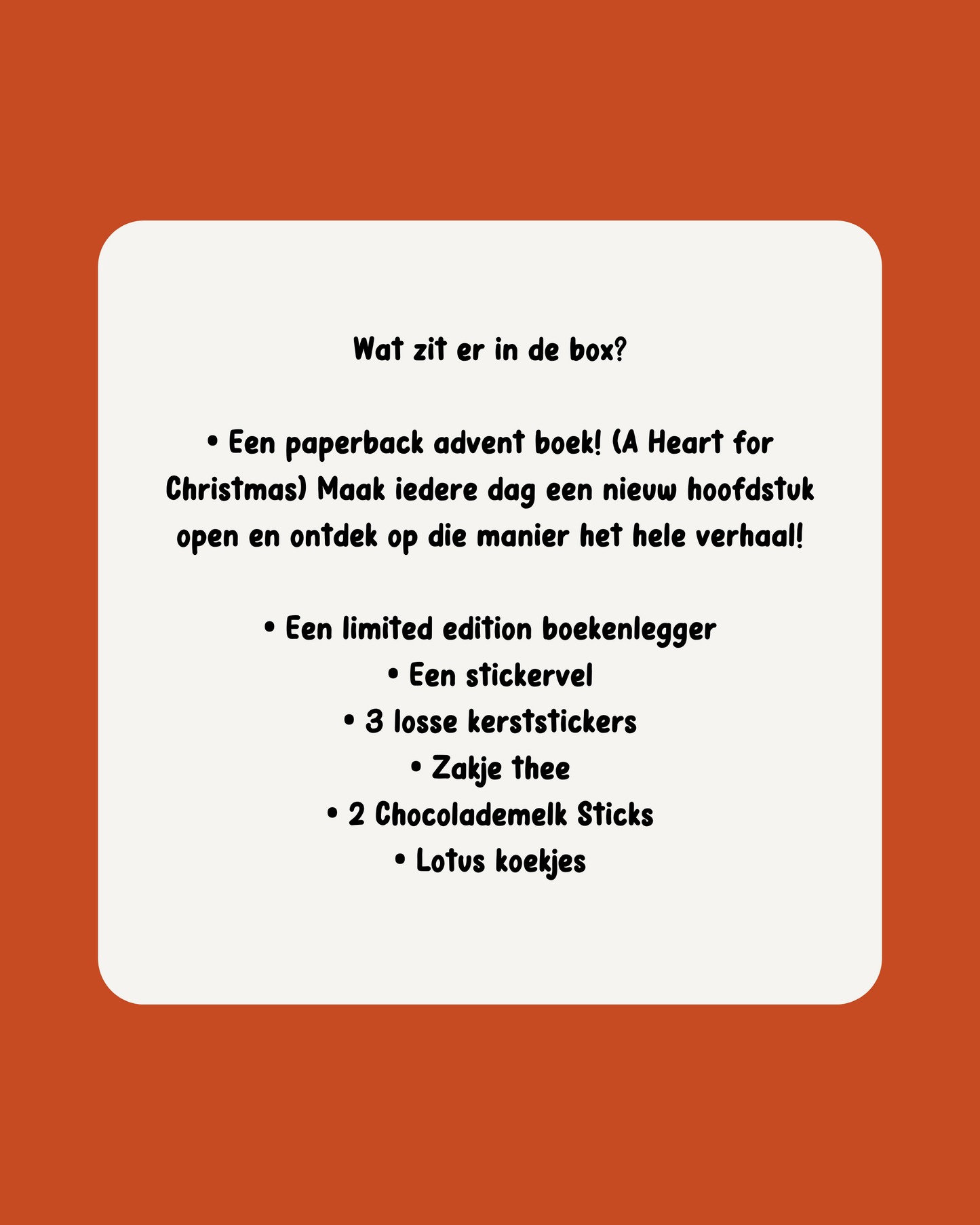 Advent Kerstbox – Nederlands (Paperback)