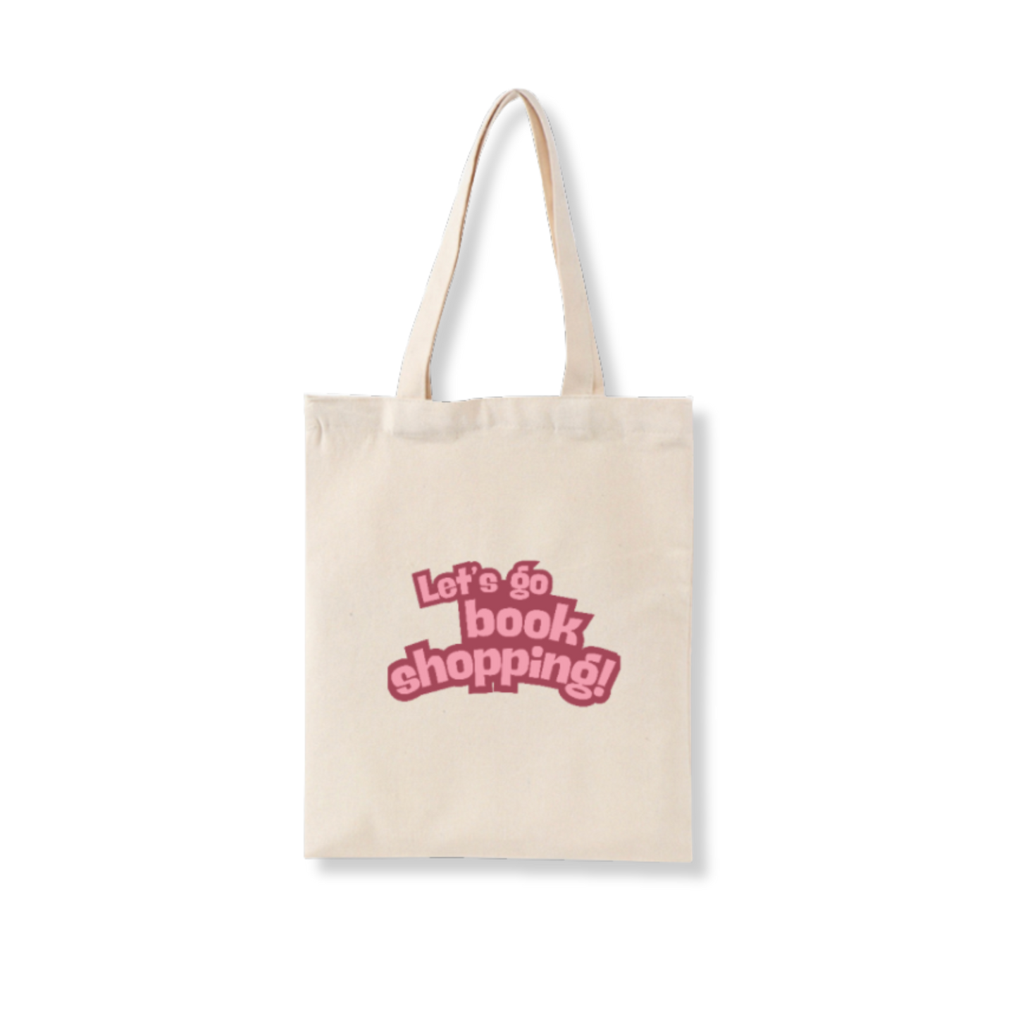 Tote bag Let's Go Book Shopping