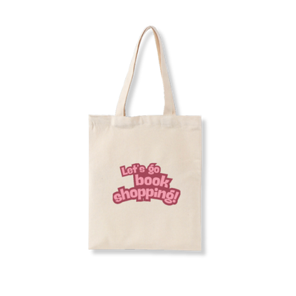Tote bag Let's Go Book Shopping