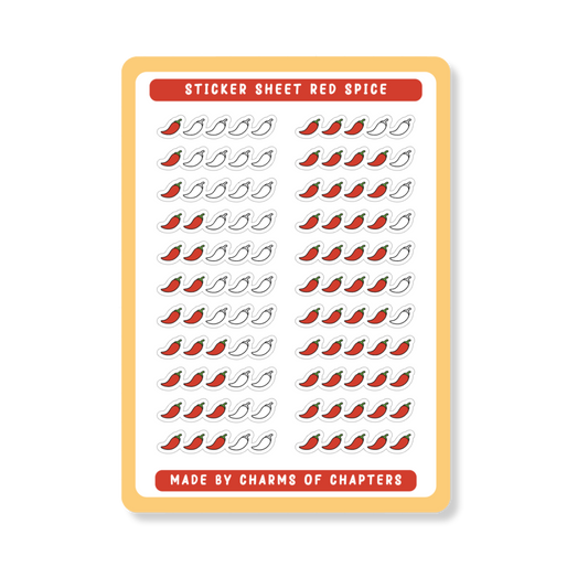 Sticker Sheet Red Spice