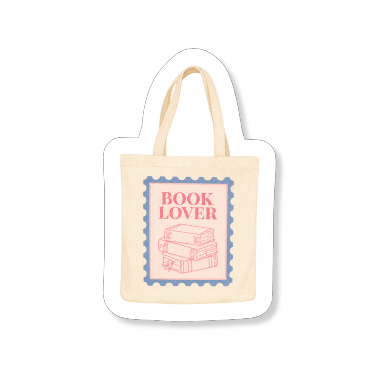 Sticker Book Lover Tote