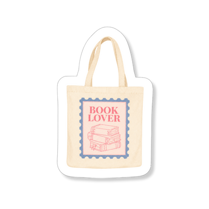 Sticker Book Lover Tote