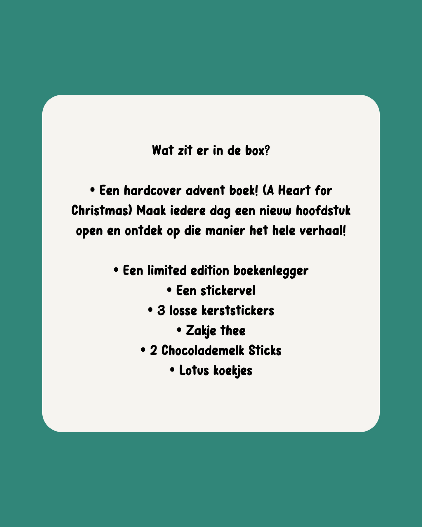 Advent Kerstbox – Engels (Hardcover)