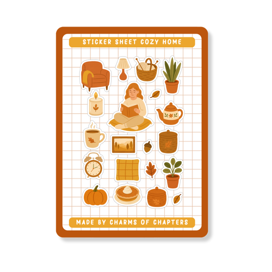 Sticker Sheet Cozy Home