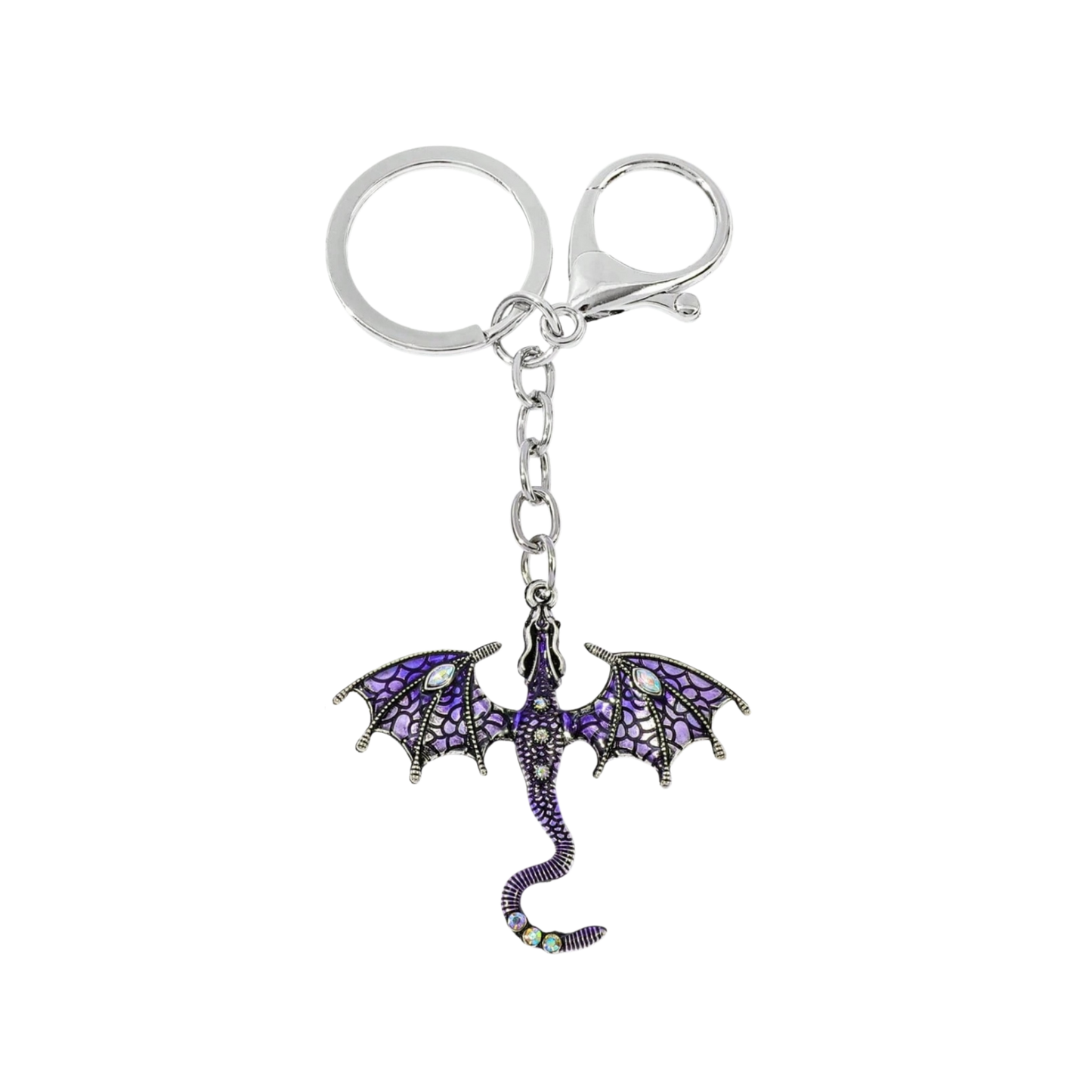 Draken Sleutelhanger – Purple Dragon