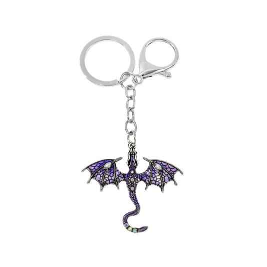 Draken Sleutelhanger – Purple Dragon