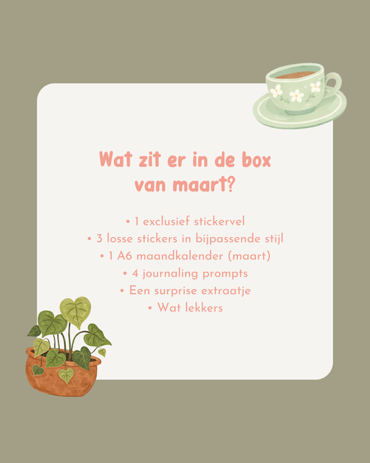 Journal Surprise Box Maart