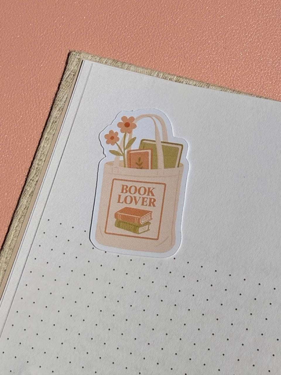 Sticker Book Lover Tote