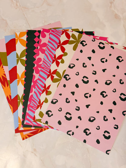 Journal Paper Set – Playful Patterns