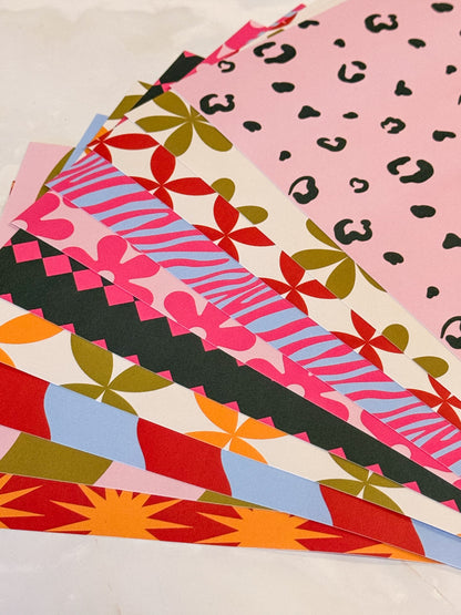 Journal Paper Set – Playful Patterns
