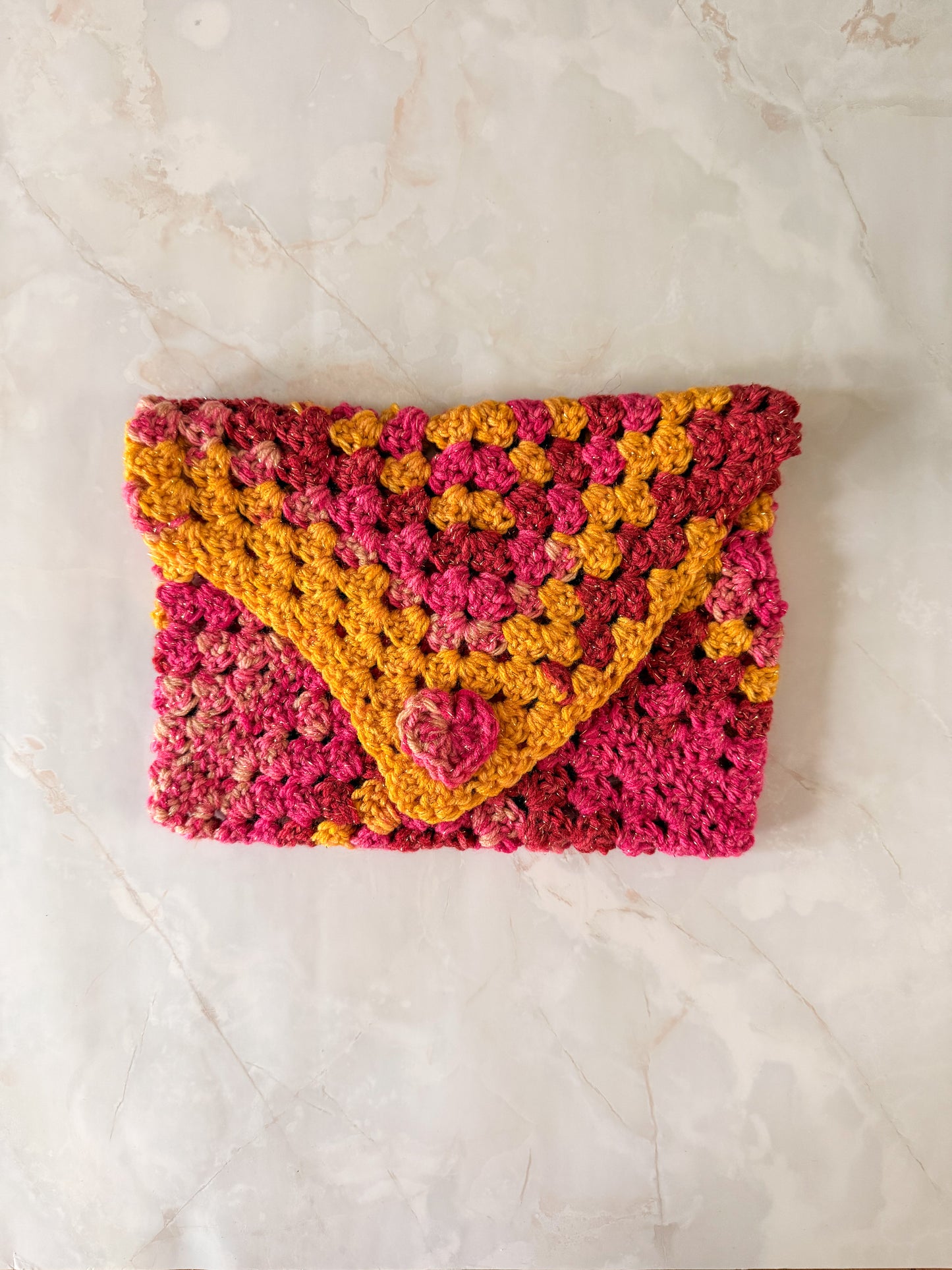 Booksleeve Roze/Geel