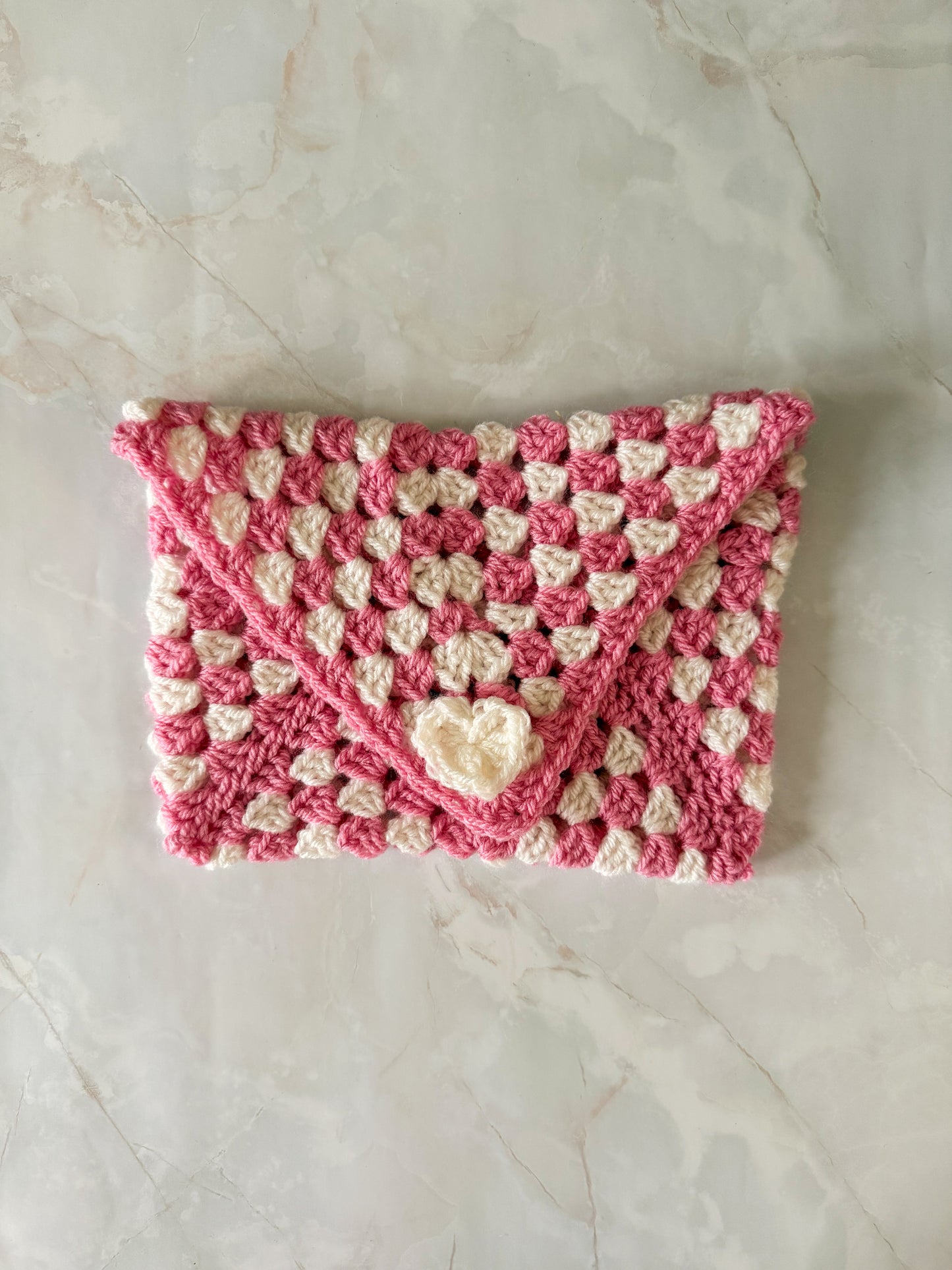 Booksleeve Roze/Wit