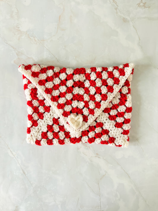 Booksleeve Rood/Wit