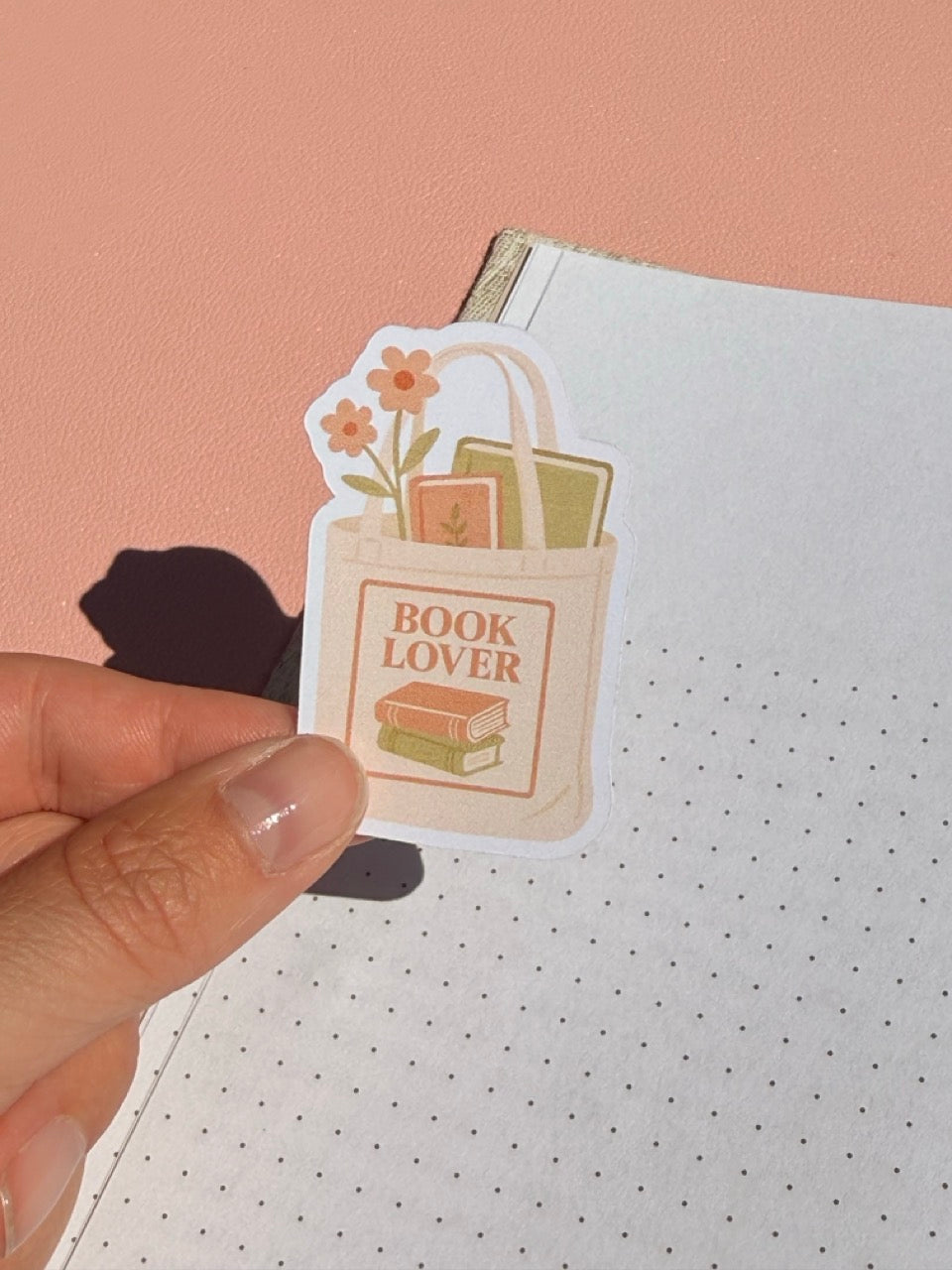 Sticker Book Lover Tote