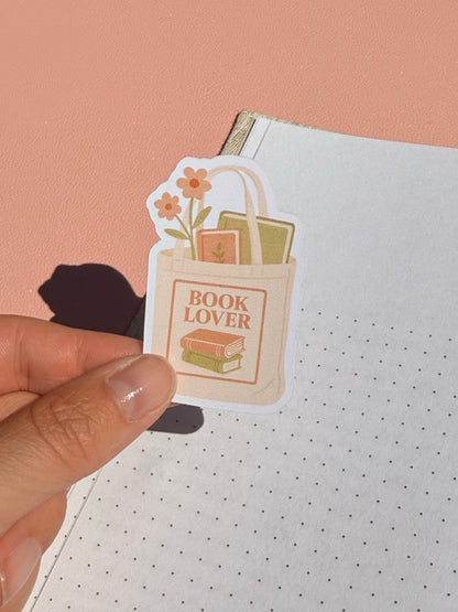 Sticker Book Lover Tote