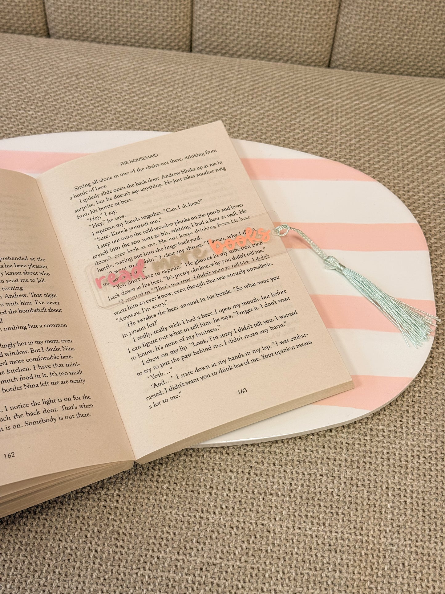 Acryl Boekenlegger Read More Books