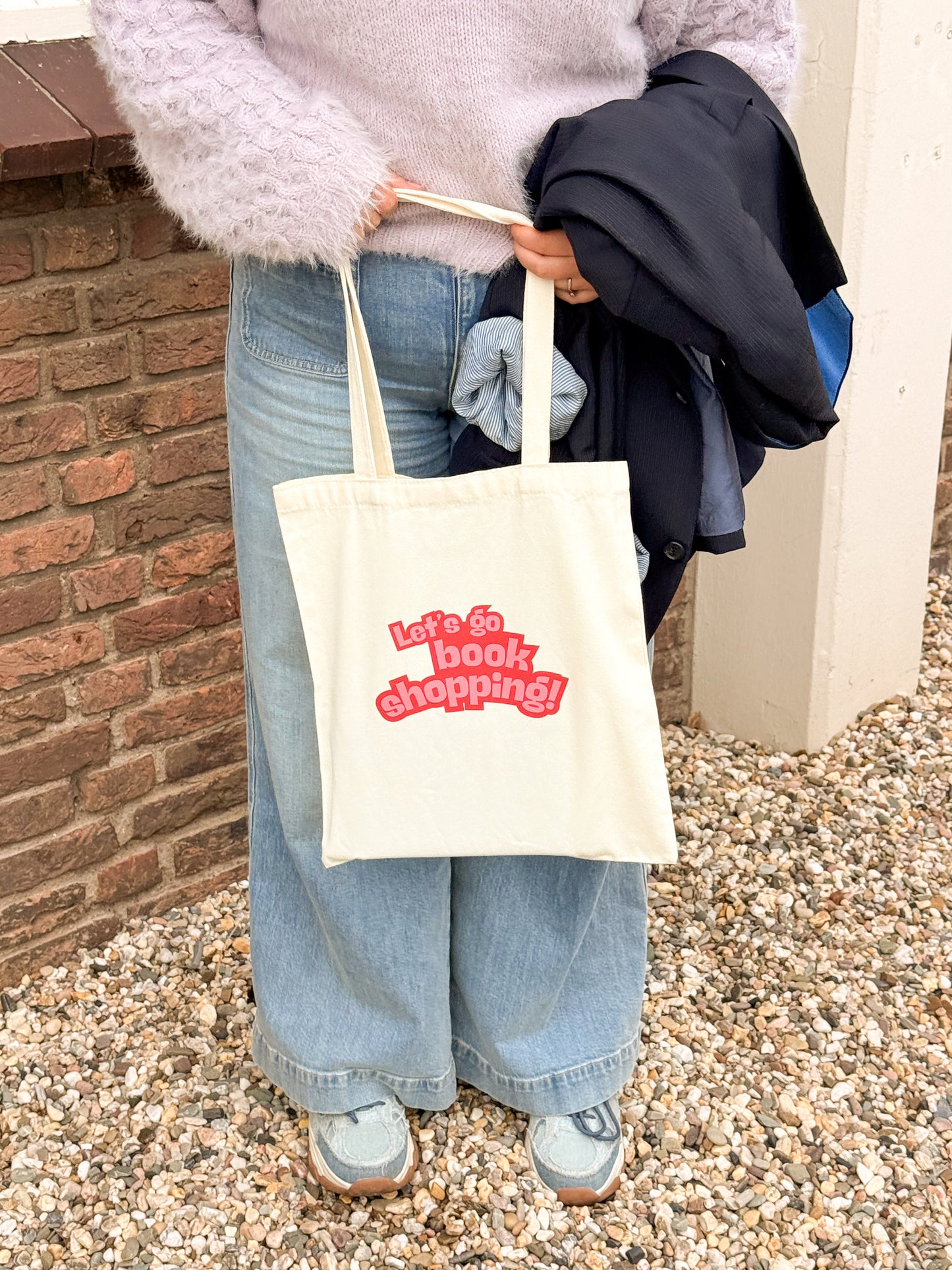 Totebag Let’s Go Book Shopping