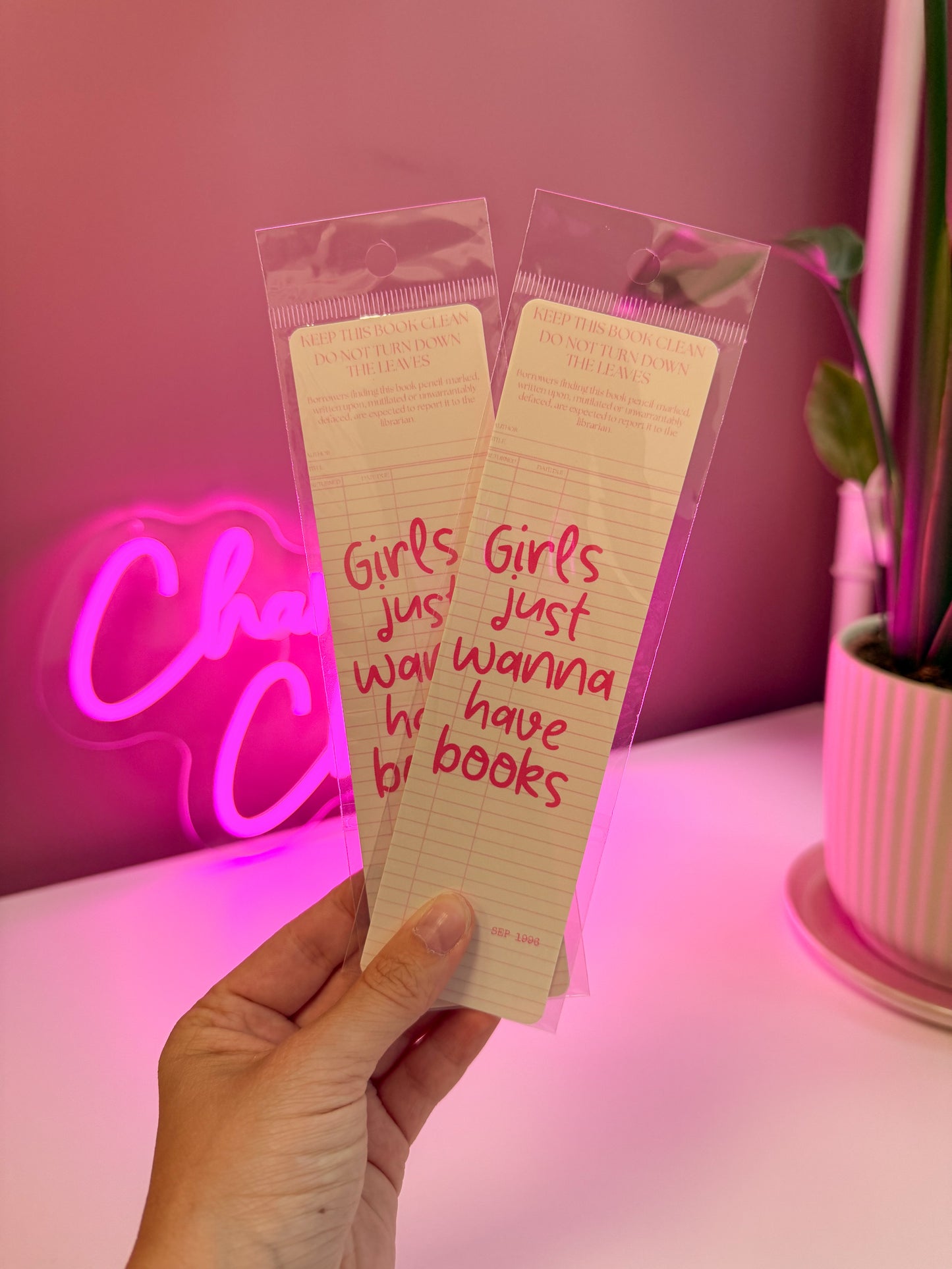 Boekenlegger Girls Just Wanna Have Books