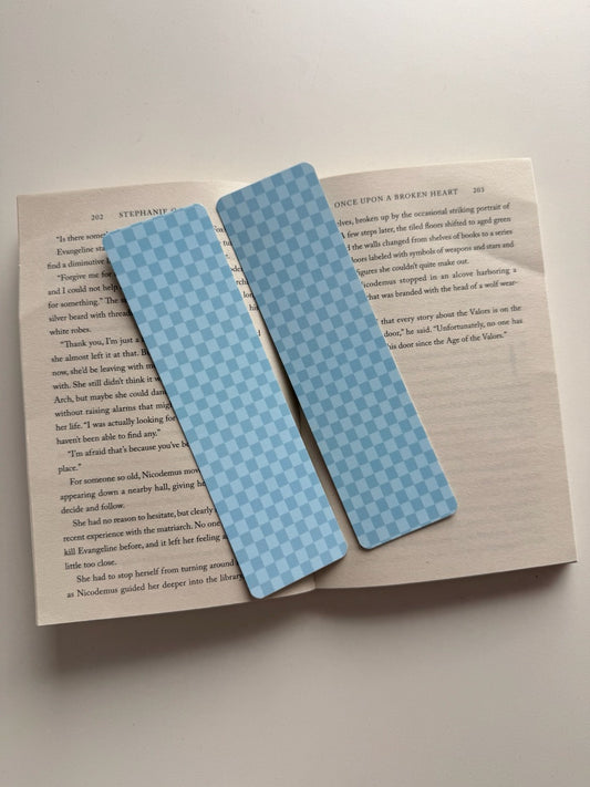 Boekenlegger Sky Checkered