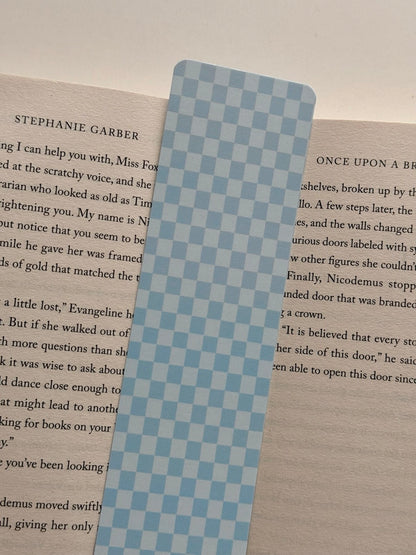 Boekenlegger Sky Checkered