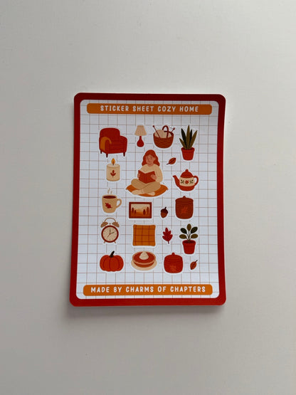 Sticker Sheet Cozy Home