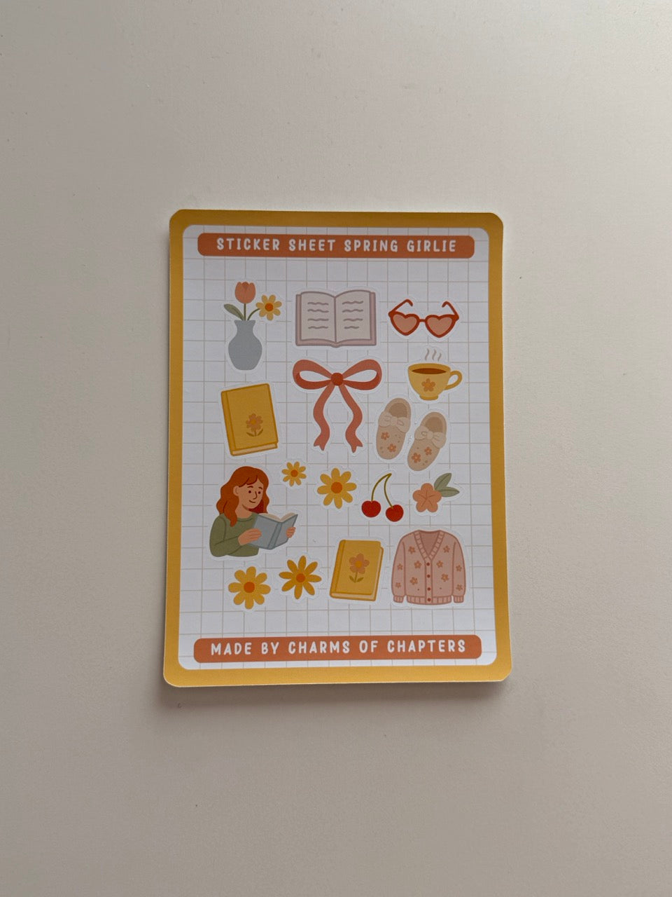 Sticker Sheet Spring Girlie