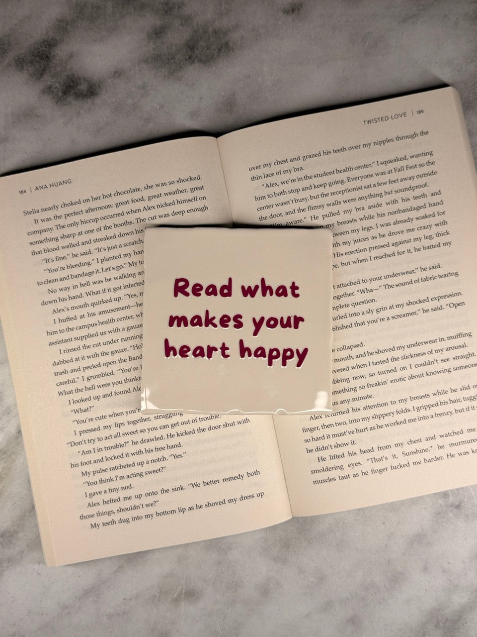 Keramische Tegel Read What Makes Your Heart Happy